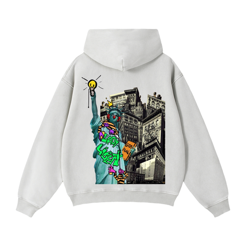 Flint to New York Zip Up Hoodie
